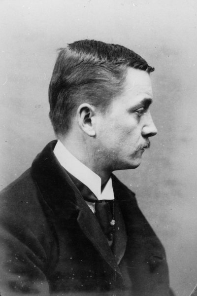 Portrait of the Painter Félix Vallotton by French Photographer